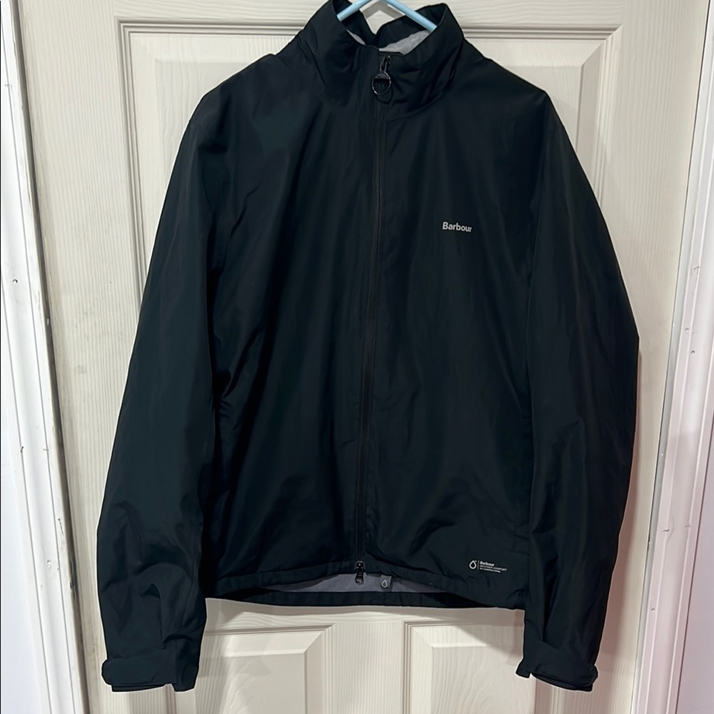Barbour Men's Black Windbreaker Jacket